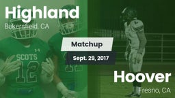 Matchup: Highland  vs. Hoover  2017