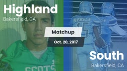 Matchup: Highland  vs. South  2017