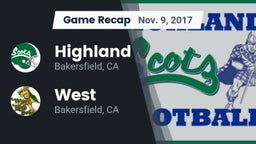 Recap: Highland  vs. West  2017