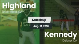 Matchup: Highland  vs. Kennedy  2018