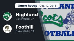 Recap: Highland  vs. Foothill  2018