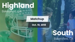 Matchup: Highland  vs. South  2018