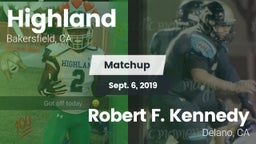 Matchup: Highland  vs. Robert F. Kennedy  2019