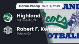 Recap: Highland  vs. Robert F. Kennedy  2019