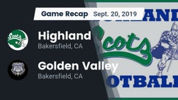 Recap: Highland  vs. Golden Valley  2019