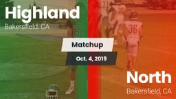 Matchup: Highland  vs. North  2019
