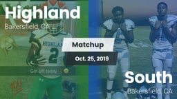 Matchup: Highland  vs. South  2019