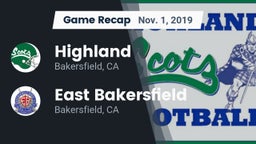 Recap: Highland  vs. East Bakersfield  2019