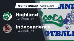 Recap: Highland  vs. Independence  2021
