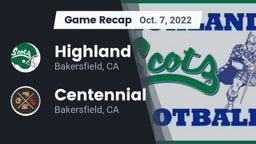 Recap: Highland  vs. Centennial  2022