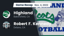 Recap: Highland  vs. Robert F. Kennedy  2022