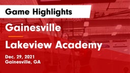 Gainesville  vs Lakeview Academy  Game Highlights - Dec. 29, 2021