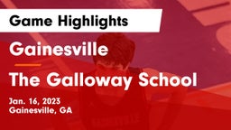 Gainesville  vs The Galloway School Game Highlights - Jan. 16, 2023