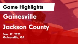 Gainesville  vs Jackson County  Game Highlights - Jan. 17, 2023