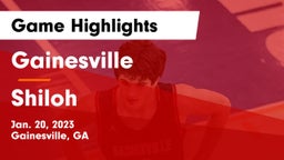 Gainesville  vs Shiloh  Game Highlights - Jan. 20, 2023