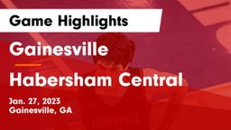 Gainesville  vs Habersham Central Game Highlights - Jan. 27, 2023