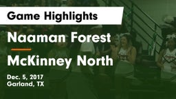 Naaman Forest  vs McKinney North  Game Highlights - Dec. 5, 2017