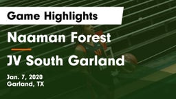 Naaman Forest  vs JV South Garland Game Highlights - Jan. 7, 2020