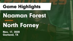 Naaman Forest  vs North Forney  Game Highlights - Nov. 17, 2020