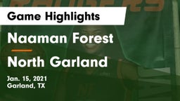 Naaman Forest  vs North Garland  Game Highlights - Jan. 15, 2021