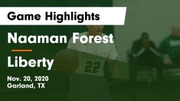 Naaman Forest  vs Liberty  Game Highlights - Nov. 20, 2020