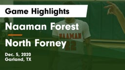 Naaman Forest  vs North Forney  Game Highlights - Dec. 5, 2020