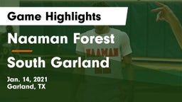 Naaman Forest  vs South Garland  Game Highlights - Jan. 14, 2021