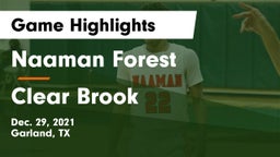 Naaman Forest  vs Clear Brook Game Highlights - Dec. 29, 2021