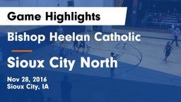 Bishop Heelan Catholic  vs Sioux City North  Game Highlights - Nov 28, 2016