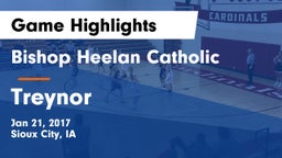 Bishop Heelan Catholic  vs Treynor  Game Highlights - Jan 21, 2017