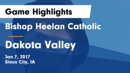 Bishop Heelan Catholic  vs Dakota Valley  Game Highlights - Jan 7, 2017