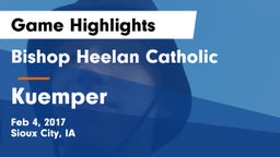 Bishop Heelan Catholic  vs Kuemper  Game Highlights - Feb 4, 2017