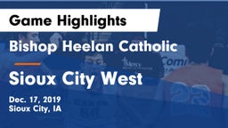 Bishop Heelan Catholic  vs Sioux City West   Game Highlights - Dec. 17, 2019