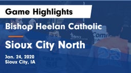 Bishop Heelan Catholic  vs Sioux City North  Game Highlights - Jan. 24, 2020