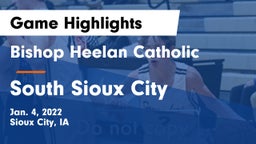 Bishop Heelan Catholic  vs South Sioux City  Game Highlights - Jan. 4, 2022