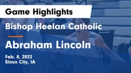 Bishop Heelan Catholic  vs Abraham Lincoln  Game Highlights - Feb. 8, 2022