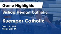 Bishop Heelan Catholic  vs Kuemper Catholic  Game Highlights - Jan. 14, 2023