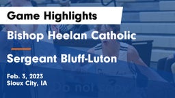 Bishop Heelan Catholic  vs Sergeant Bluff-Luton  Game Highlights - Feb. 3, 2023