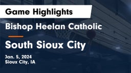 Bishop Heelan Catholic  vs South Sioux City  Game Highlights - Jan. 5, 2024