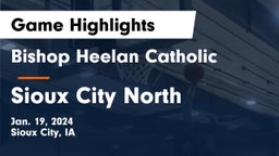 Bishop Heelan Catholic  vs Sioux City North  Game Highlights - Jan. 19, 2024