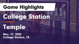 College Station  vs Temple  Game Highlights - Nov. 17, 2020