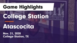 College Station  vs Atascocita  Game Highlights - Nov. 21, 2020
