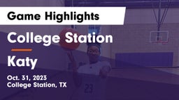 College Station  vs Katy  Game Highlights - Oct. 31, 2023