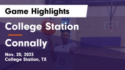 College Station  vs Connally  Game Highlights - Nov. 20, 2023