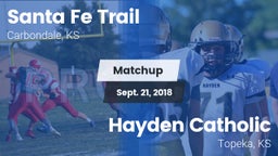 Matchup: Santa Fe Trail High vs. Hayden Catholic  2018