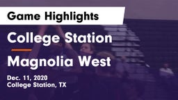 College Station  vs Magnolia West  Game Highlights - Dec. 11, 2020