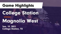 College Station  vs Magnolia West  Game Highlights - Jan. 19, 2021