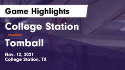 College Station  vs Tomball  Game Highlights - Nov. 12, 2021