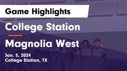 College Station  vs Magnolia West  Game Highlights - Jan. 5, 2024