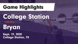 College Station  vs Bryan  Game Highlights - Sept. 19, 2020
